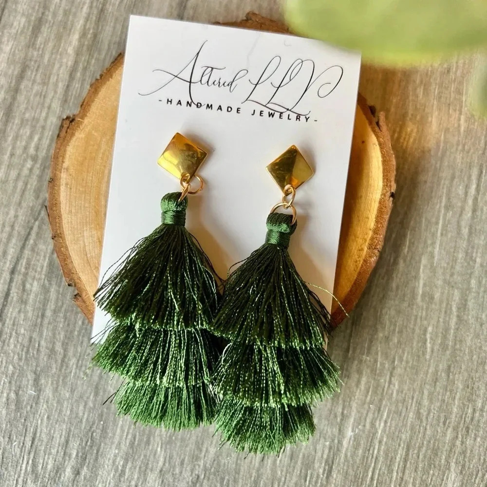 2/$30 Handmade Earrings “Winter Wonderland” Collection